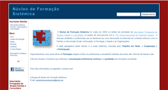 Desktop Screenshot of formacaosistemica.com